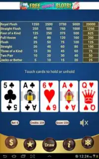8/5 Jacks or Better Poker Screen Shot 6