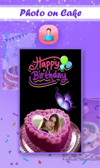 Photo On Birthday Cake - Cake  Screen Shot 5