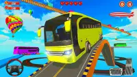 Impossible Bus Stunt Driving-Mega Ramps Stunts 3D Screen Shot 0