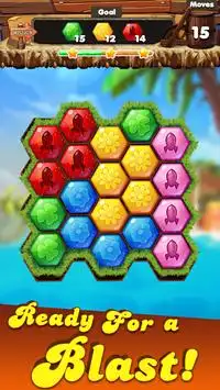 Hexa! block puzzle legend Screen Shot 1