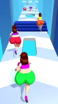 Beauty Run - Body Fit Makeover Shopping Game Screen Shot 0