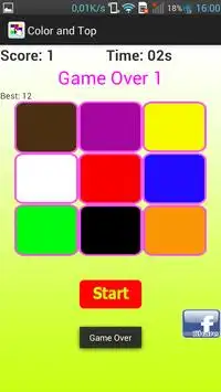 Color and Top - funny game Screen Shot 0