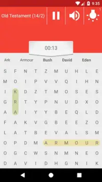 Bible Crossword Puzzle Screen Shot 1