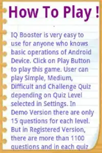 IQ Booster: Brain IQ Test Screen Shot 6