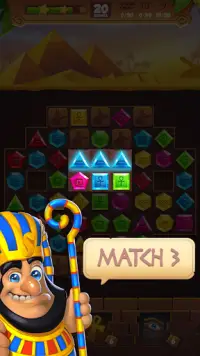 Treasures of Egypt - Free Match 3 & Puzzle Game Screen Shot 0