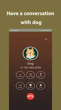 Video call and Chat from Dog Simulation Screen Shot 2
