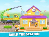 Kids Train Game: Build Station Screen Shot 2