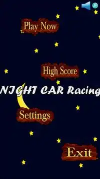3D NIGHT CAR RACING Screen Shot 0