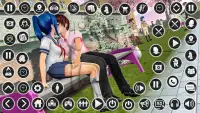 Anime High School : dating sim Screen Shot 0