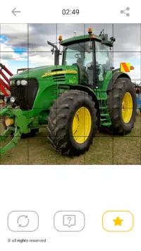 Teka-teki traktor: game mosaik pintar gratis Screen Shot 6