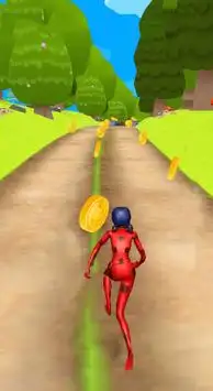 Subway Lady Super Runner Adventure 3D Game Screen Shot 2