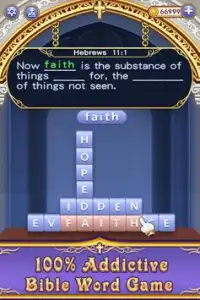 Bible Word  Stack - Free Bible Word Puzzle Games Screen Shot 1