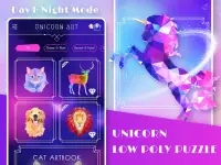 Unicorn 3D Art: Puzzle Games Screen Shot 5