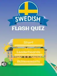 Swedish Vocabulary Flash Quiz Screen Shot 5