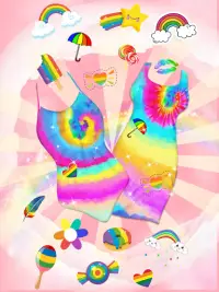 Rainbow Tie Dye – Summer Art Design Screen Shot 3