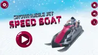Snow Mobile Jet Speed Boat Screen Shot 0
