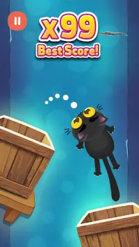 Kitty Jump! - Tap the cat! Hop it into the box! Screen Shot 4