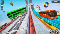 Police Mega Ramp Bus Stunts : Impossible Tracks 3D Screen Shot 3