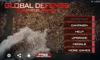 Global Defense: Zombie War Screen Shot 0
