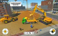 Crane Excavator Driving Sim City Construction 2018 Screen Shot 4
