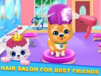 Kitty & best pet Vet Care Welpen: Minni & Milly Screen Shot 2