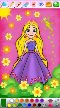 Coloriages : Princesses Screen Shot 3