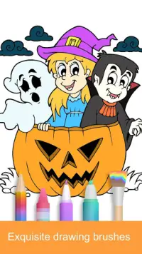2021 Halloween Coloring Books Screen Shot 0