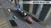 警察車の貨物輸送の3D Screen Shot 1