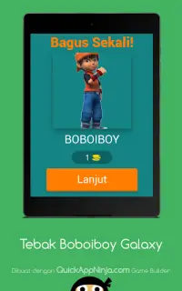 Tebak Boboiboy Galaxy - Siapa Dia ? Screen Shot 15