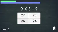 MiniMath Multiplication Tables Screen Shot 1
