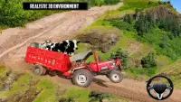 Tractor Trolley Animal Farming Simulator 3D Screen Shot 2