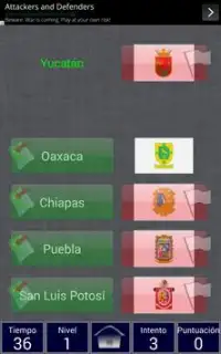 Mexico States Geo Match FREE Screen Shot 2