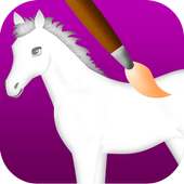 horse coloring game