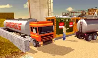 Olietanker vrachtwagen sim - offroad vervoerder Screen Shot 0