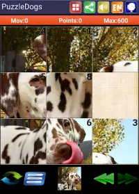 Cani puzzle scorrevole Screen Shot 5