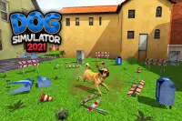 Dog Simulator 2021: Offline Puppy Pet Dog Games Screen Shot 1