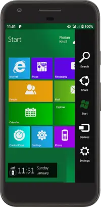 Metro UI Launcher 8.1 Screen Shot 2