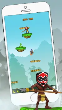 Gorilla Jump - Free Action Jump Game Screen Shot 1
