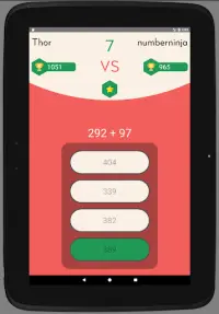 Math Warriors: 1vs1 real-time spel Screen Shot 12