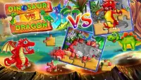 Dinosaur VS Dragon Puzzle: Jigsaw Free Games Screen Shot 12