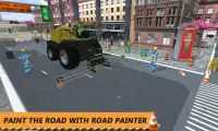 Real Road Construction Sim: jeu City Road Builder Screen Shot 3