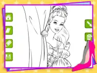 Công chúa girl Coloring Screen Shot 7