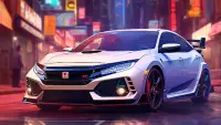 Honda Civic : Car Racing Games Screen Shot 10