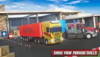 Port un camion chauffeur: Nouveau parking Jeux 202 Screen Shot 2