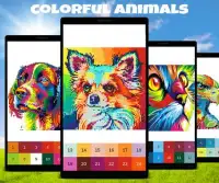 Animals Color by Number: Animal Pixel Art Screen Shot 2