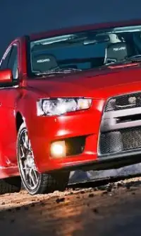 Car Jigsaw Puzzles Mitsubishi Lancer Game Screen Shot 2