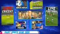 Play IPL ; World T-20 Cricket Cup League 2020 Screen Shot 3