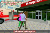 mãe grávida virtual: simulador de família Screen Shot 9