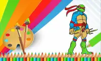 🍀 Coloring book for Turtles Ninja Legends Screen Shot 4