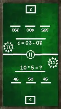 Math Game: 2 Player Math Challenge Screen Shot 1